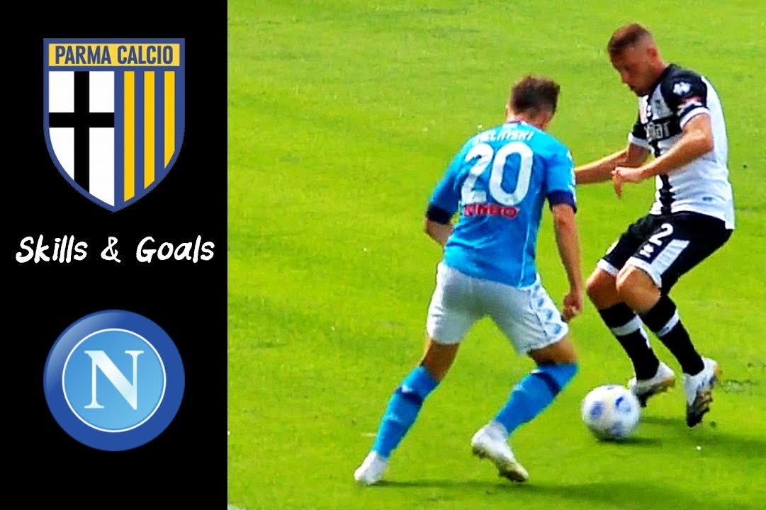 حرکات تکنیکی بازیکنان در بازی پارما 0-2 ناپولی