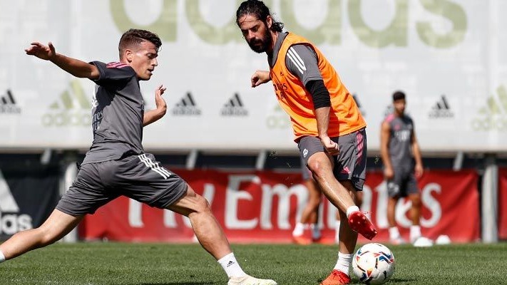 تمرین رئال مادرید برای تقابل با بتیس