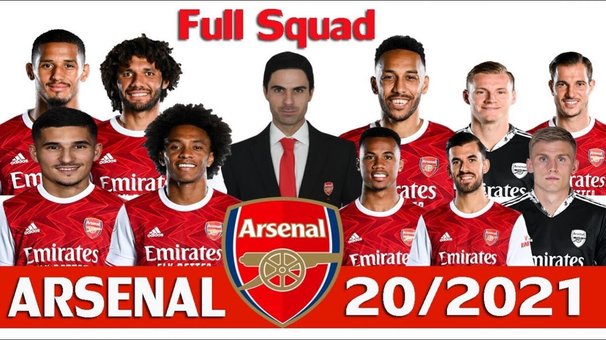 لیست بازیکنان آرسنال در فصل 2020-2021