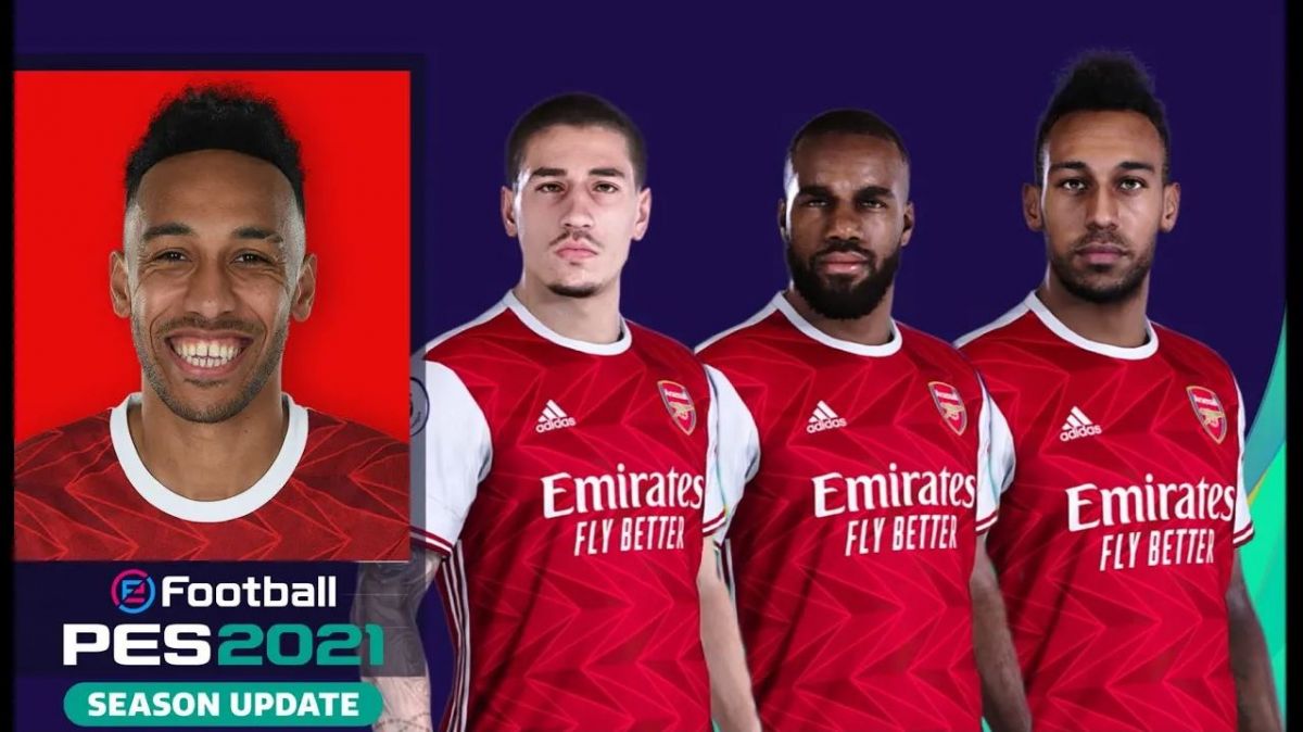 چهره و قدرت بازیکنان آرسنال در PES 2021