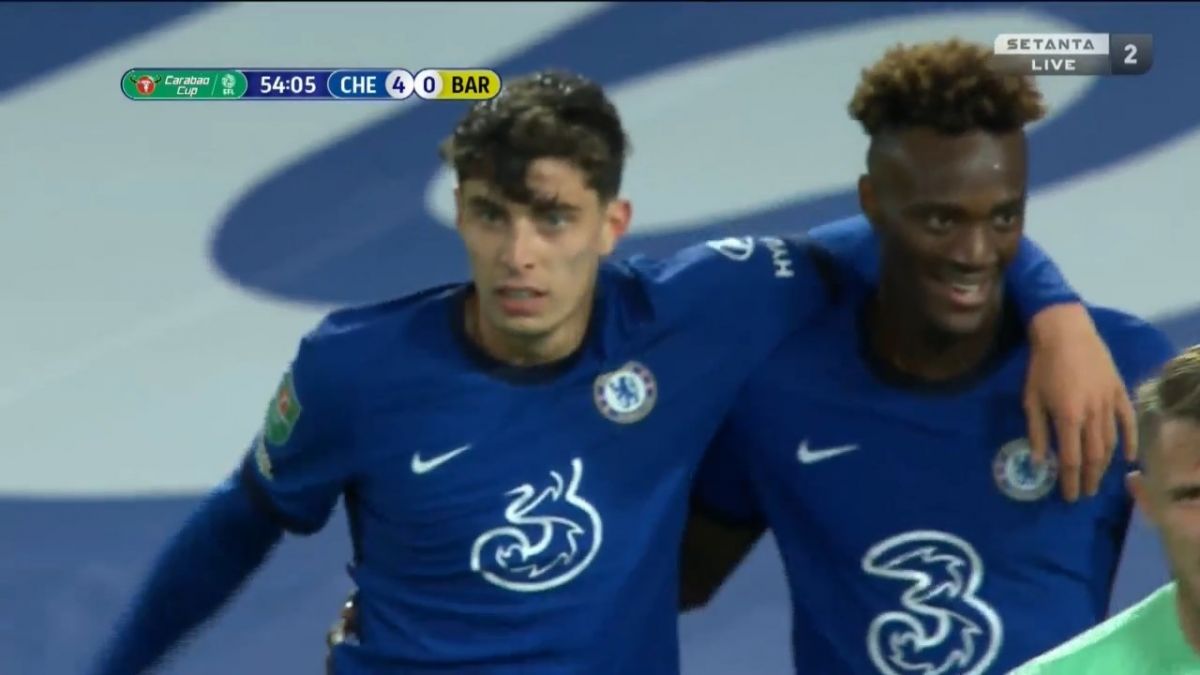 گل چهارم چلسی به بارنزلی (دبل کای هاروتز)