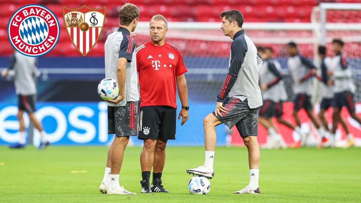 آخرین تمرین بایرن مونیخ پیش از تقابل با سویا در سوپرکاپ اروپا