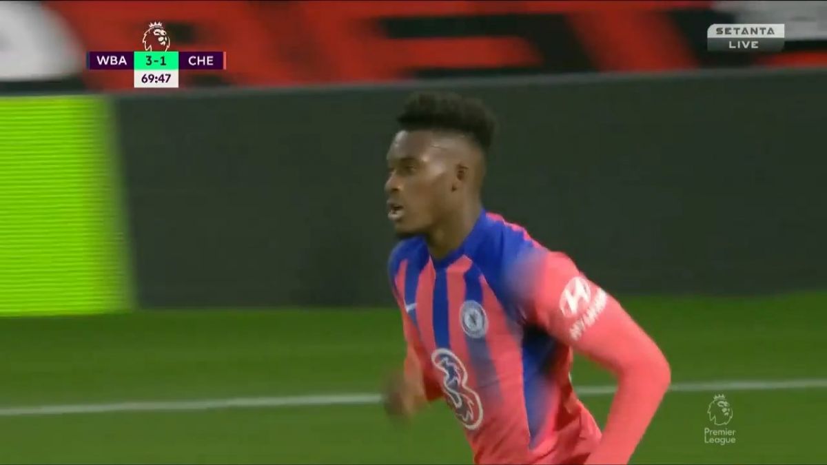 گل دوم چلسی به وست برومویچ (هادسون اودوی)