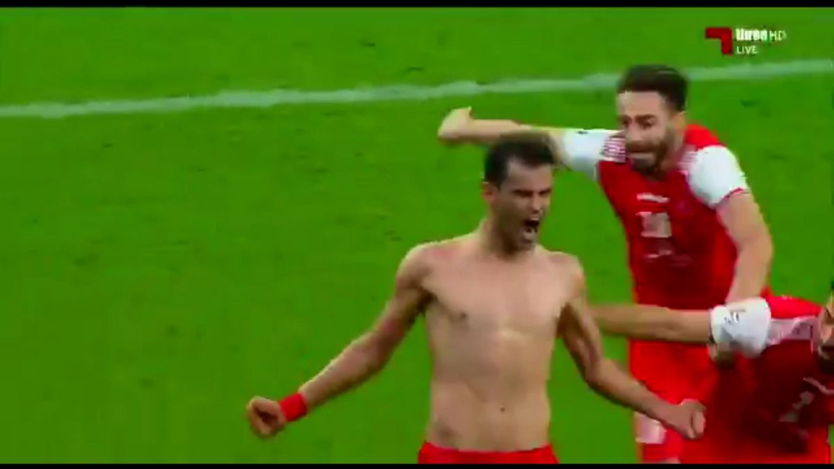 گل پرسپولیس مقابل السد قطر با گزارش عربی
