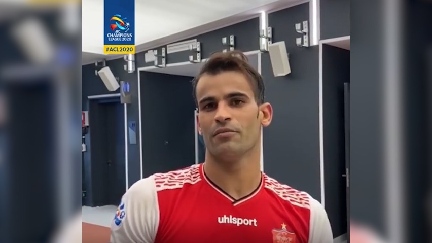 صحبت های کوتاه عیسی آل کثیر بعد از برد مقابل السد قطر
