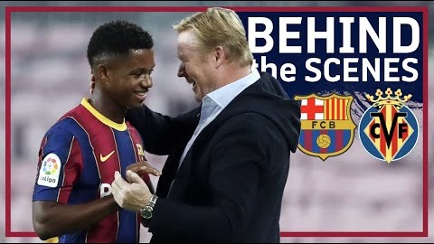 حواشی بازی بارسلونا 4-0 ویارئال از نگاه دوربین باشگاه بارسلونا