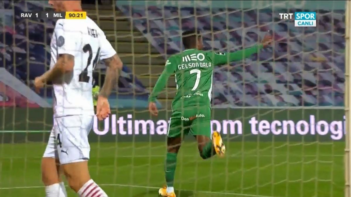 گل دوم ریو آوه به میلان (دالا)