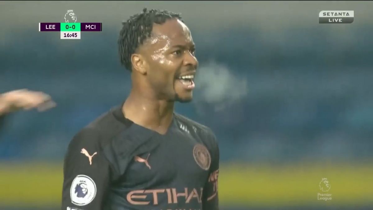 گل اول منچسترسیتی به لیدز یونایتد (استرلینگ)