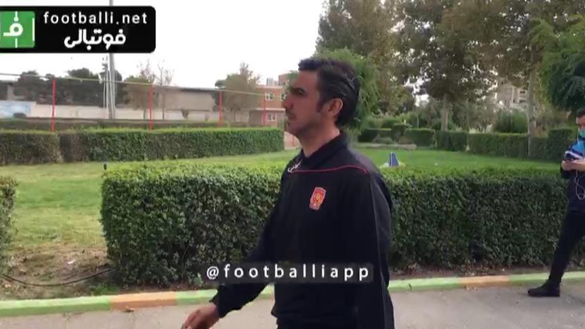 اختصاصی/ حضور مهدی رحمتی سرمربی شهرخودرو در ورزشگاه کارگران