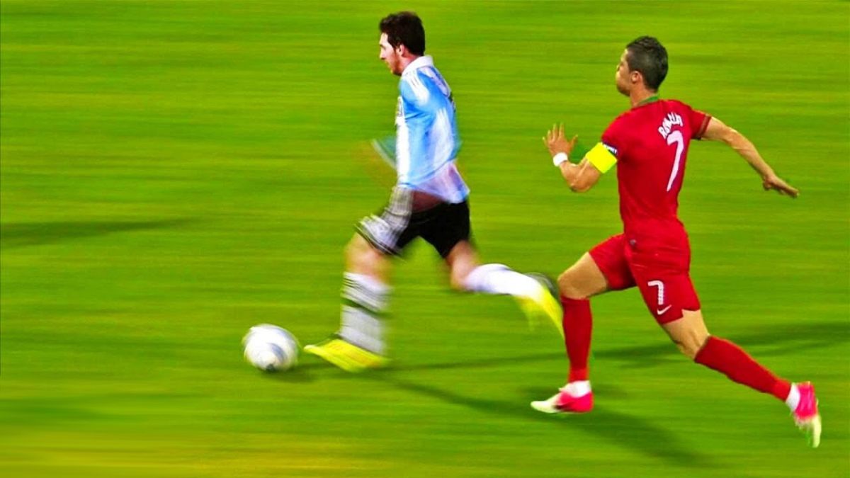 سرعت های دیوانه وار بازیکنان در زمین فوتبال