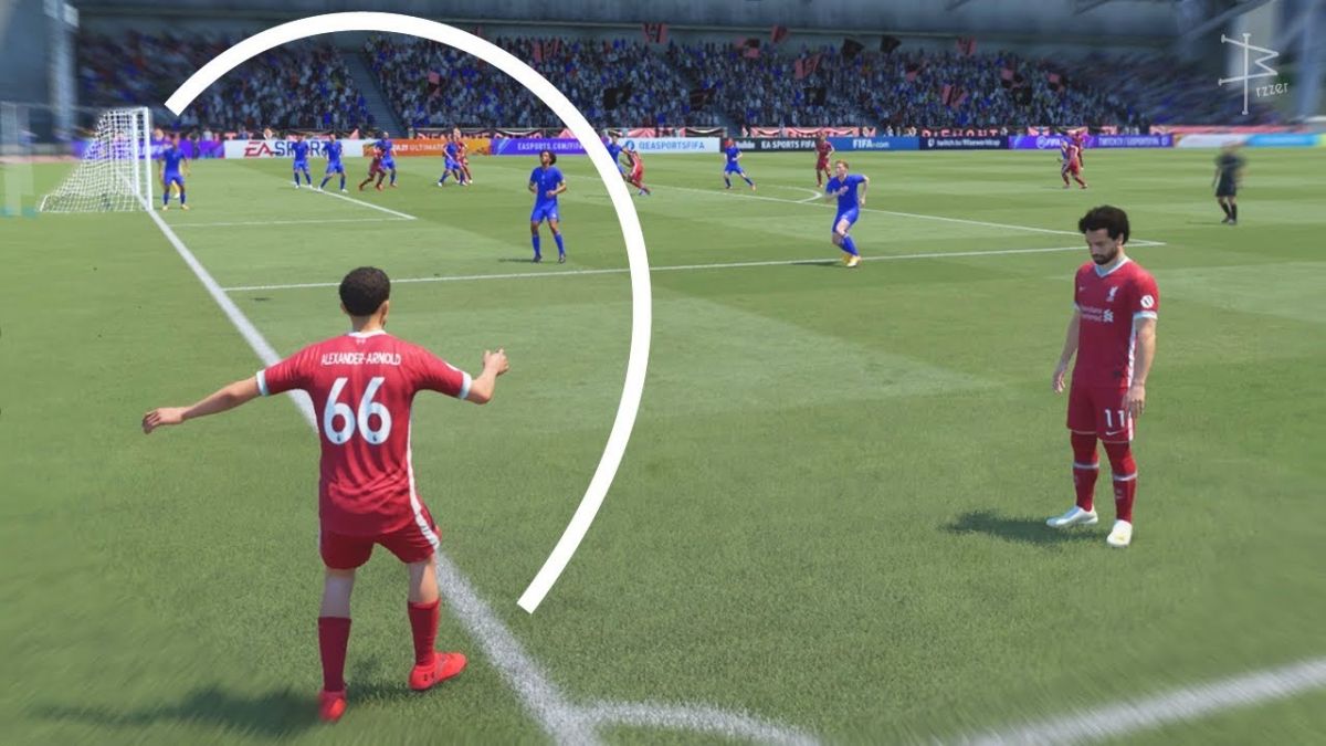 آموزش گلزنی از روی نقطه کرنر در بازی FIFA 21