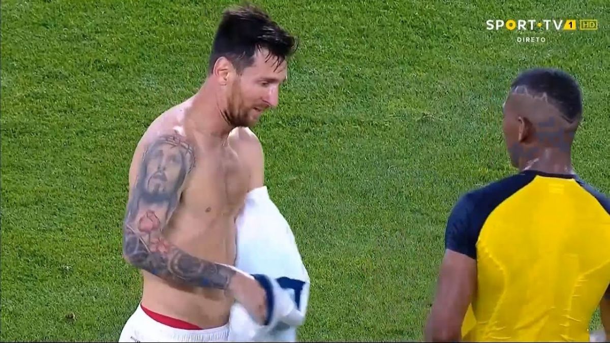 عملکرد لیونل مسی در بازی آرژانتین 1-0 اکوادور