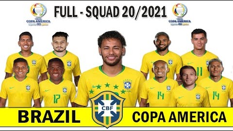 لیست بازیکنان برزیل در کوپا آمه ریکا 2021