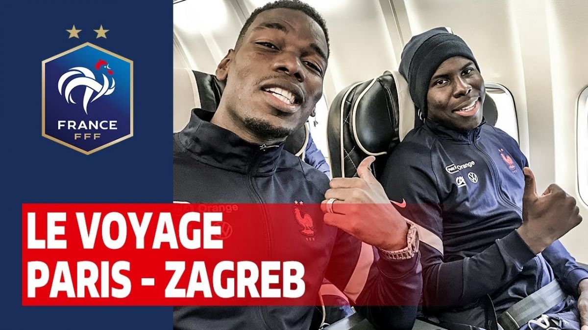 سفر بازیکنان تیم ملی فرانسه به زاگرب برای بازی با کرواسی