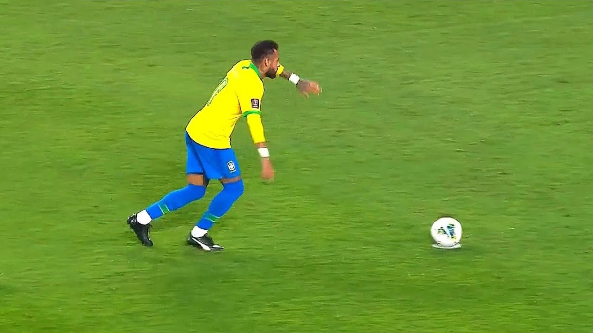 عملکرد نیمار در بازی پرو 2-4 برزیل