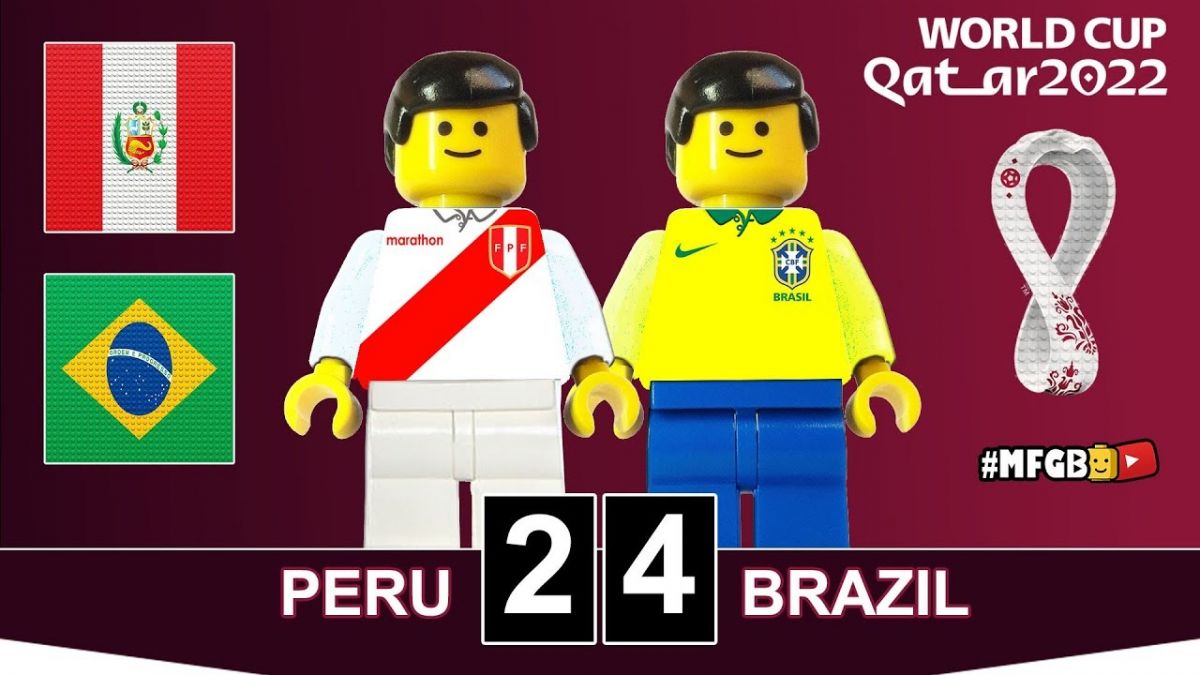 شبیه سازی بازی پرو 2-4 برزیل با عروسک لگو