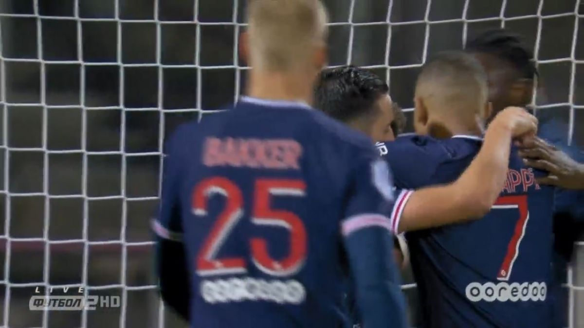 گل دوم پاری سن ژرمن به نیم المپیک (آلساندرو فلورنزی)