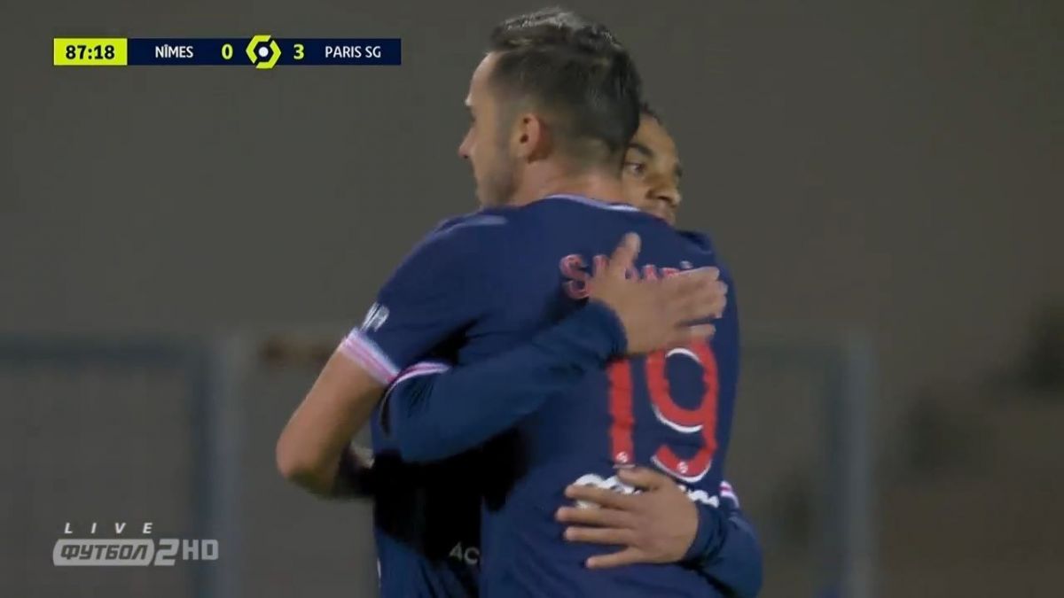 گل چهارم پاری سن ژرمن به نیم المپیک (سارابیا)