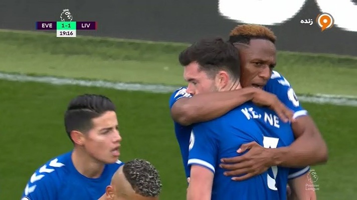 گل اول اورتون به لیورپول (مایکل کین)