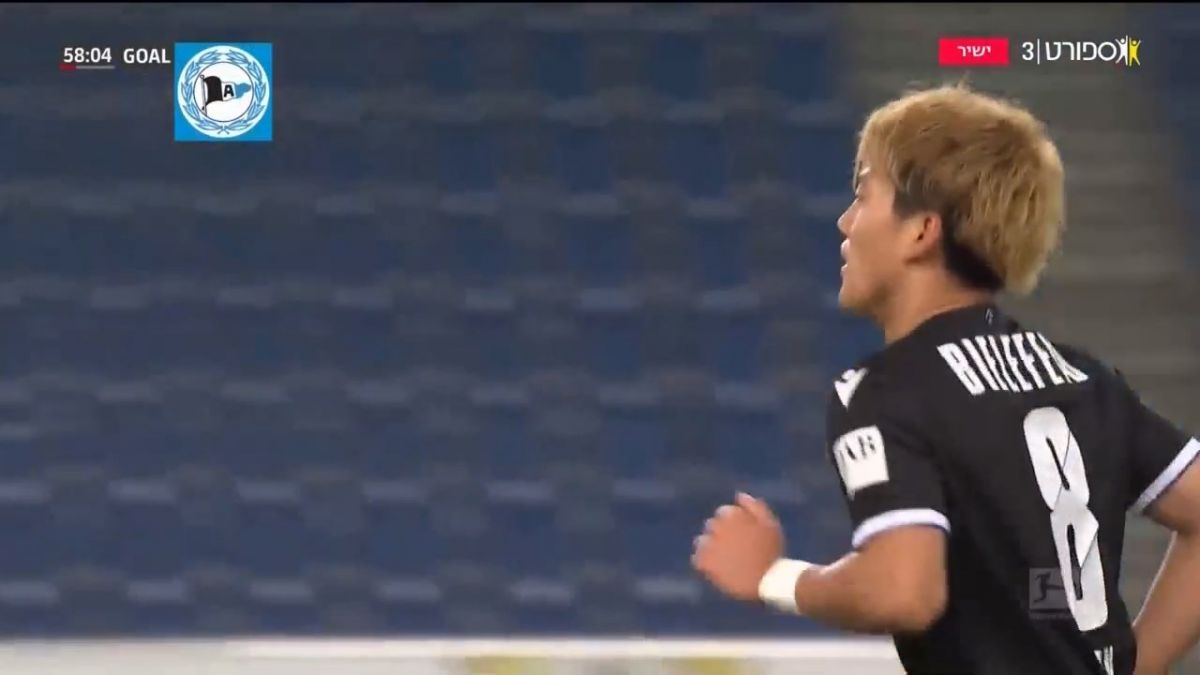 گل اول آرمنیا بیلفلد به بایرن مونیخ (ریتسو دوآن)