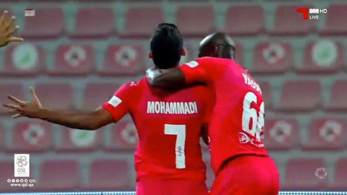 گل دوم العربی به ام صلال با قیچی برگردان مهرداد محمدی در دقیقه 4+90