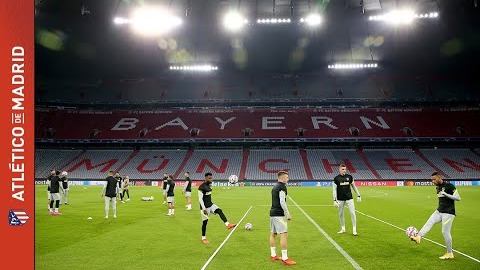 آخرین تمرین اتلتیکو مادرید برای تقابل با بایرن مونیخ