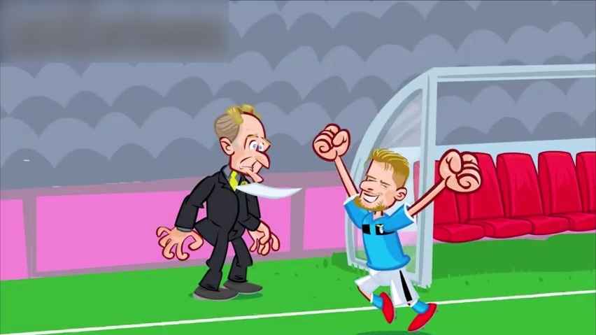 انیمیشن طنز بازی لاتزیو 3-1 دورتموند