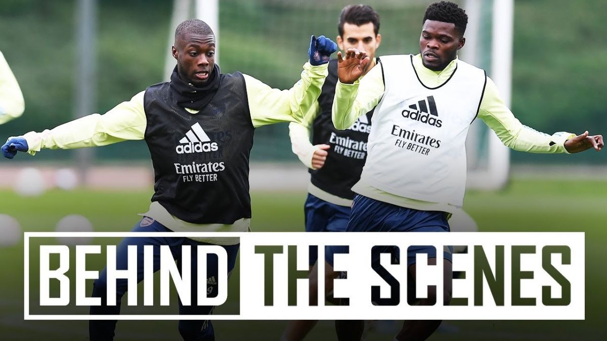 حواشی آخرین تمرین آرسنال پیش از بازی با راپید وین