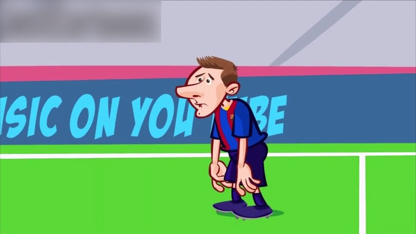 انیمیشن طنز بازی بارسلونا 1-3 رئال مادرید