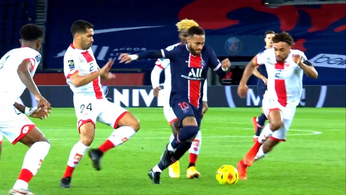 عملکرد نیمار در بازی پاری سن ژرمن 4-0 دیژون