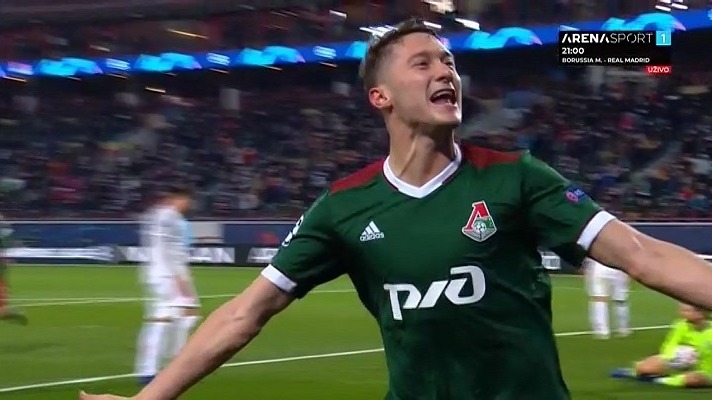 گل اول لوکوموتیو مسکو به بایرن مونیخ (میرانچوک)