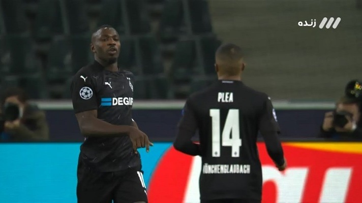 گل اول مونشن گلادباخ به رئال مادرید (مارکوس تورام)