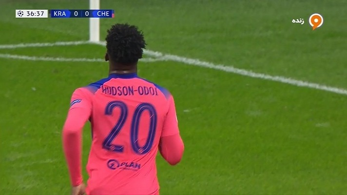 گل اول چلسی به کراسنودار (هادسون اودوی)