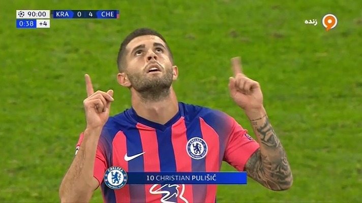 گل چهارم چلسی به کراسنودار (پولیسیچ)