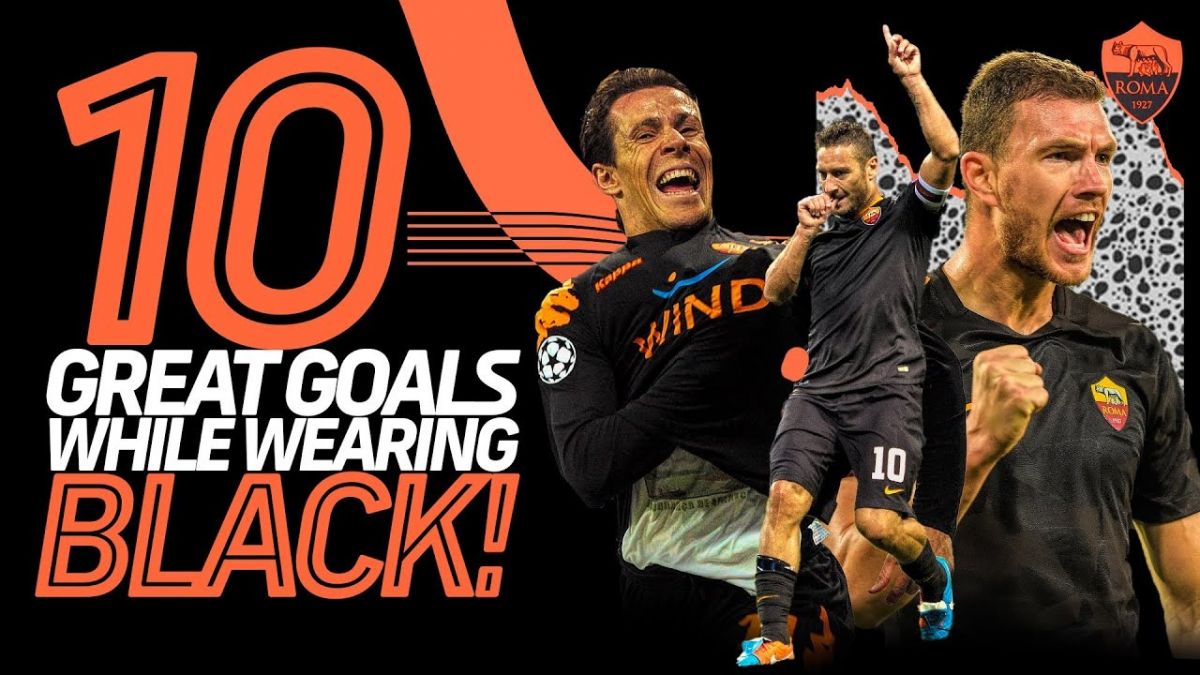 10 گل تماشایی رم با لباس مشکی