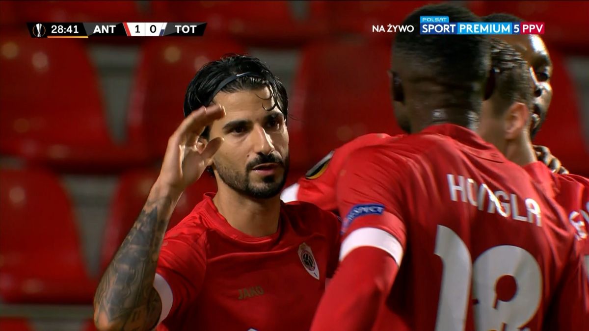 گل اول آنتورپ به تاتنهام (رفائلوف)