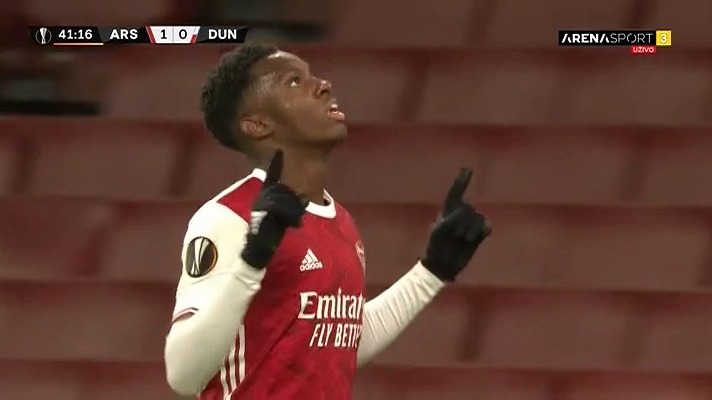 گل اول آرسنال به دانداک (انکتیا)