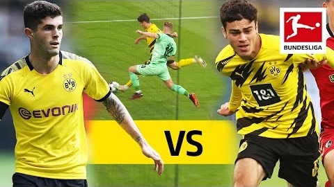 مقایسه عملکرد جیو رینا ستاره جوان دورتموند و کریستین پولیسیک