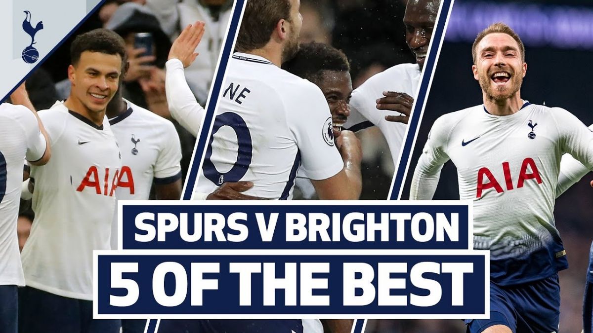 5گل برتر تاتنهام مقابل برایتون در ورزشگاه خانگی