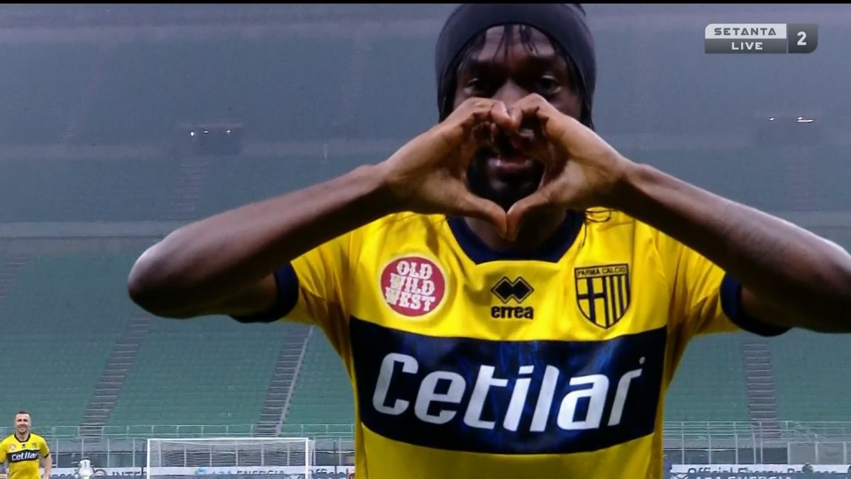 گل اول پارما به اینتر (ژروینیو)