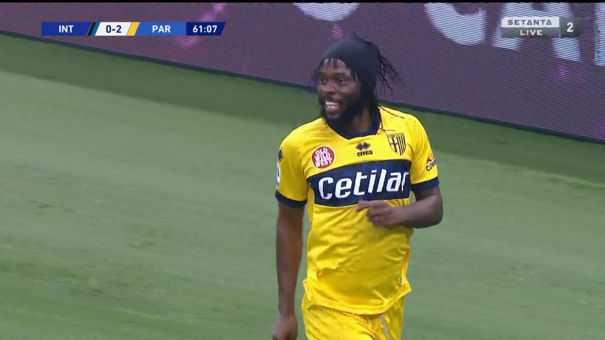 گل دوم پارما به اینتر (دبل ژروینیو)