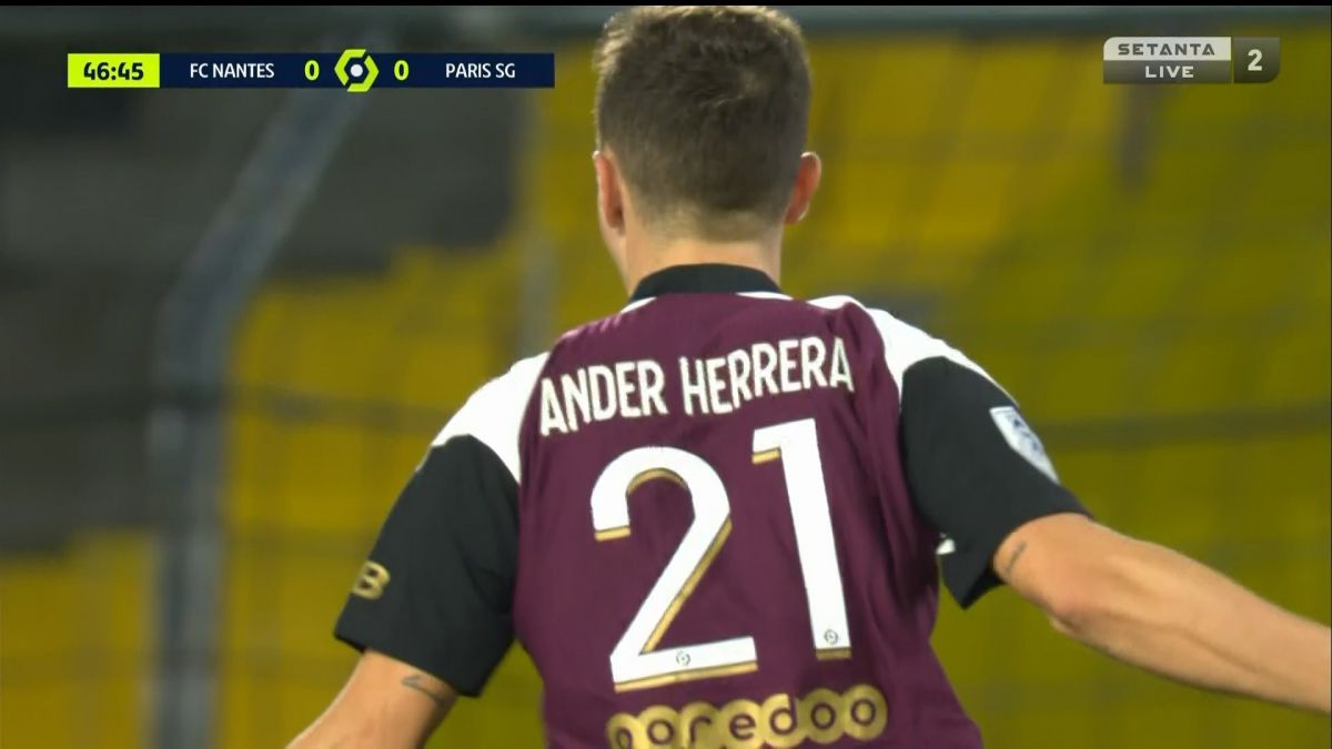 گل اول پاری سن ژرمن به نانت (هررا)