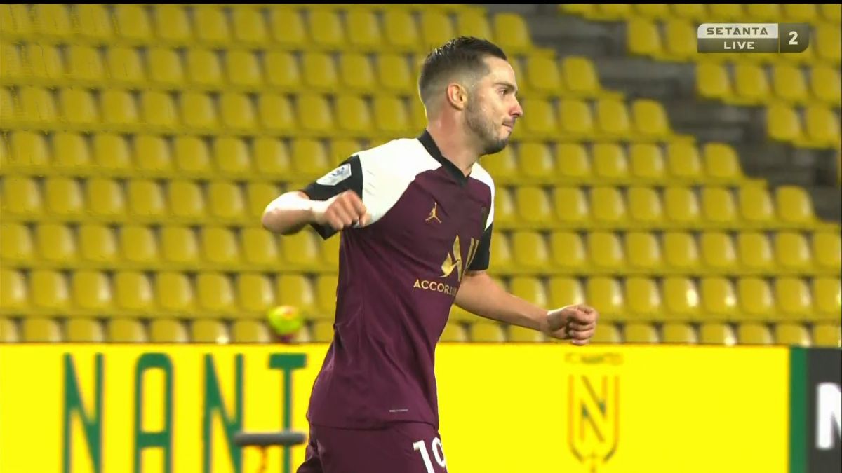 گل سوم پاری سن ژرمن به نانت (سارابیا)