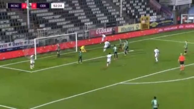 گل اول شارلوا به سرکل بروژ (سوپرگل علی قلی ‌زاده)