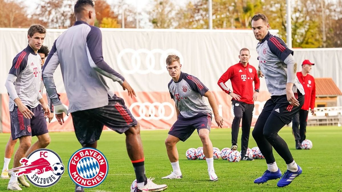 آخرین تمرین بایرن مونیخ برای تقابل با سالزبورگ