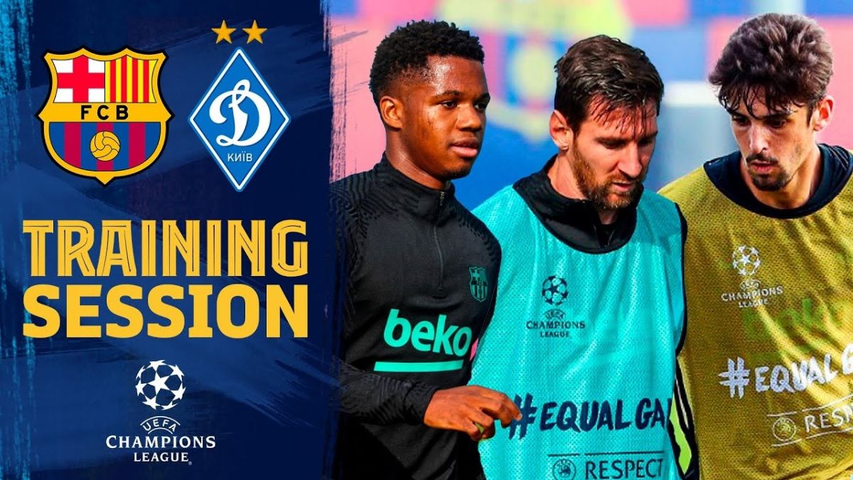 آخرین تمرین بارسلونا برای تقابل با دیناموکیف