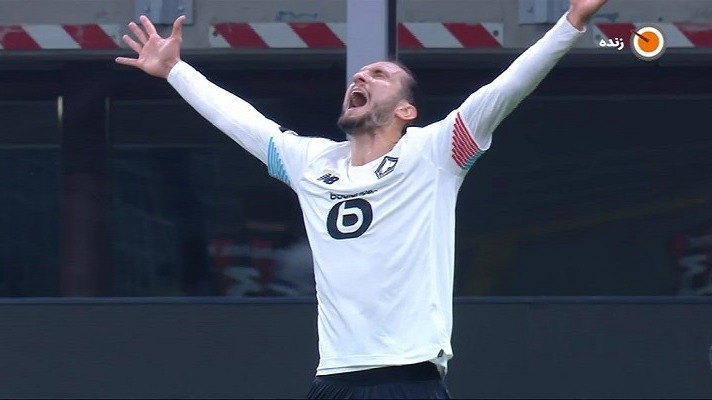 گل اول لیل به میلان (یازیچی - پنالتی)