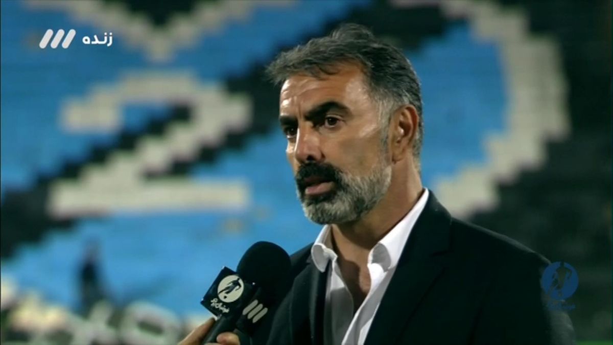 صحبت های محمود فکری بعد از بازی استقلال - مس رفسنجان