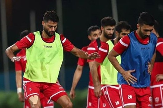 تمرینات رقیب ایران برای دیدار دوستانه با لبنان در امارات + عکس