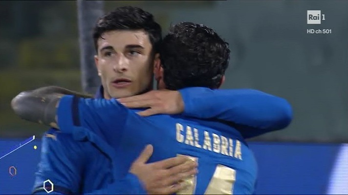 گل چهارم ایتالیا به استونی (اورسولینی - پنالتی)